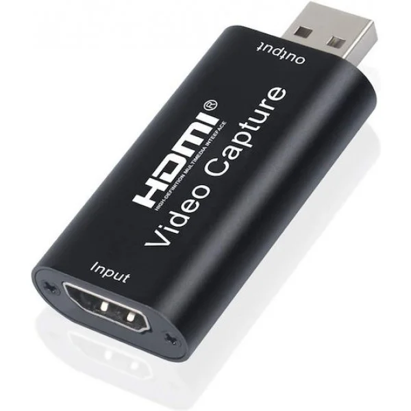 Φωτογραφία προϊόντος: POWERTECH video capture CAB-H147, HDMI/USB σύνδεση, 4K/60Hz, μαύρο