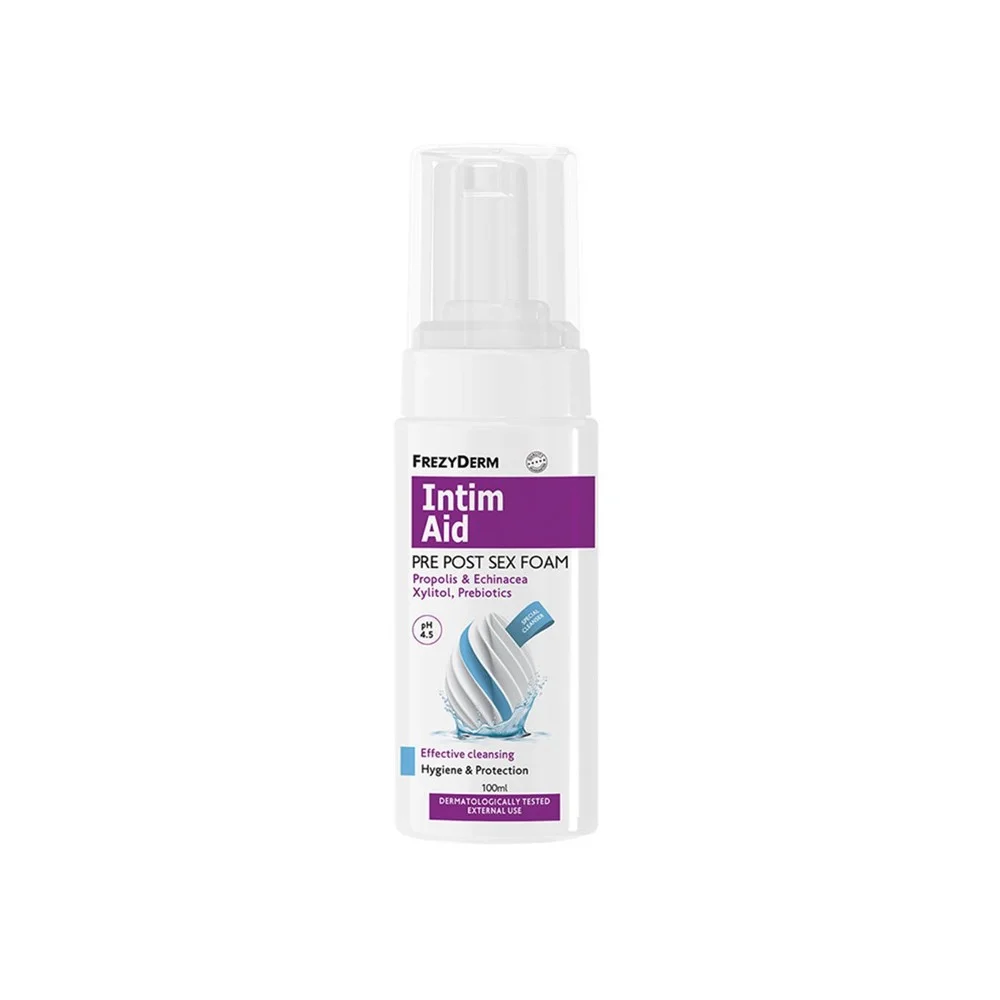 Φωτογραφία προϊόντος: Frezyderm Intim Aid Pre Post Sex Foam pH 4.5 100 ml