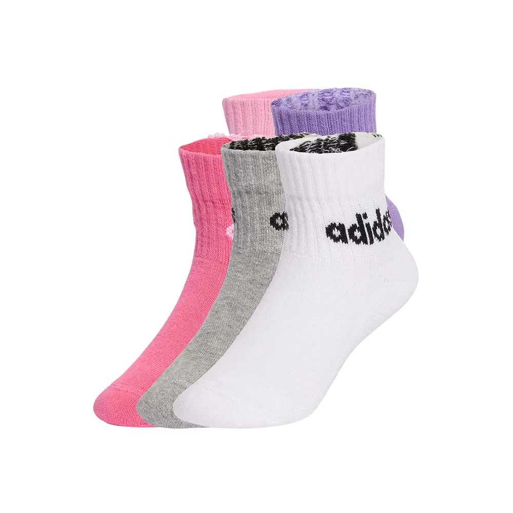 Φωτογραφία προϊόντος: adidas Performance ADIDAS KIDS LIN ANK 5P Παιδικές Κάλτσες 5 ζευγάρια - ΠΟΛΥΧΡΩΜΕΣ