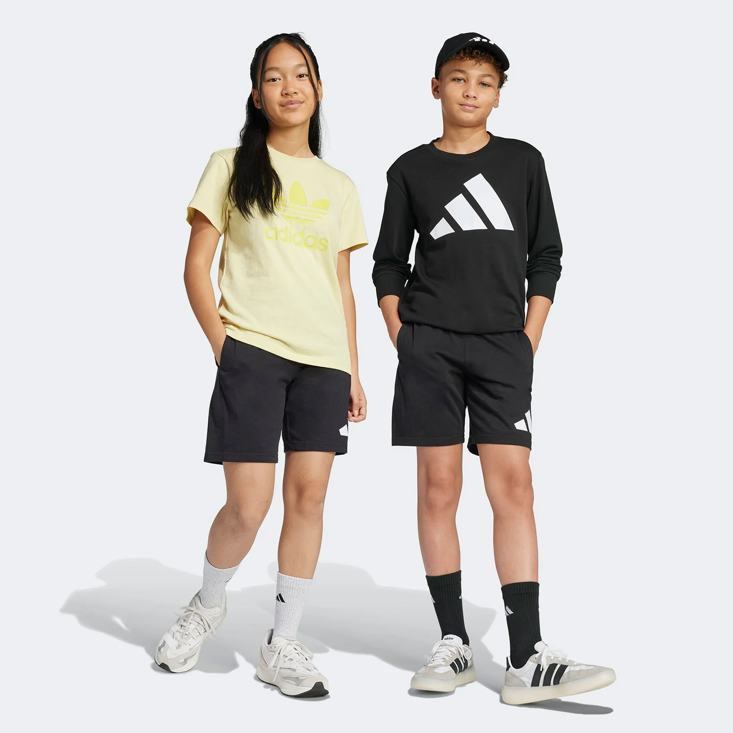 Φωτογραφία προϊόντος: ADIDAS PERFORMANCE Adidas J Bl Kn Sh 210 Shorts - Black/White