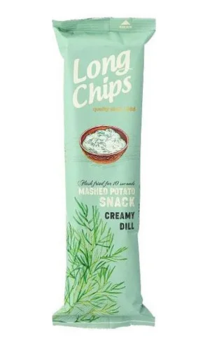 Φωτογραφία προϊόντος: Long Chips Mashed Potato Snack Creamy Dill 75gr