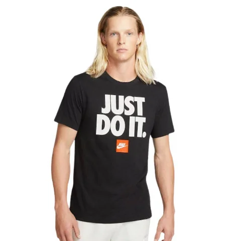 Φωτογραφία προϊόντος: Nike Men s Sportswear Just Do It T-shirt Black-White DZ2989-010
