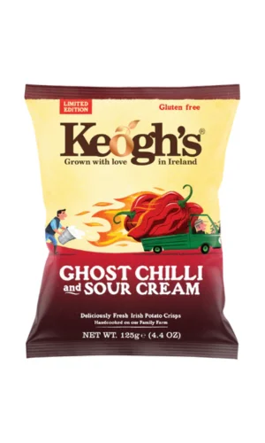 Φωτογραφία προϊόντος: Keogh’s Πατατάκια Ghost Chilli + Sour Cream Chips 125gr
