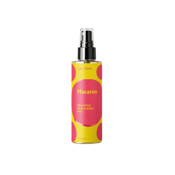 Φωτογραφία προϊόντος: Life Roots Macaron Delicious Hair & Body Mist Ελαφρύ Αρωματικό Μαλλιά & Σώμα 150ml
