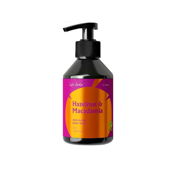 Φωτογραφία προϊόντος: Life Roots Hazelnut & Macadamia Ενυδατική Lotion Σώματος 250ml