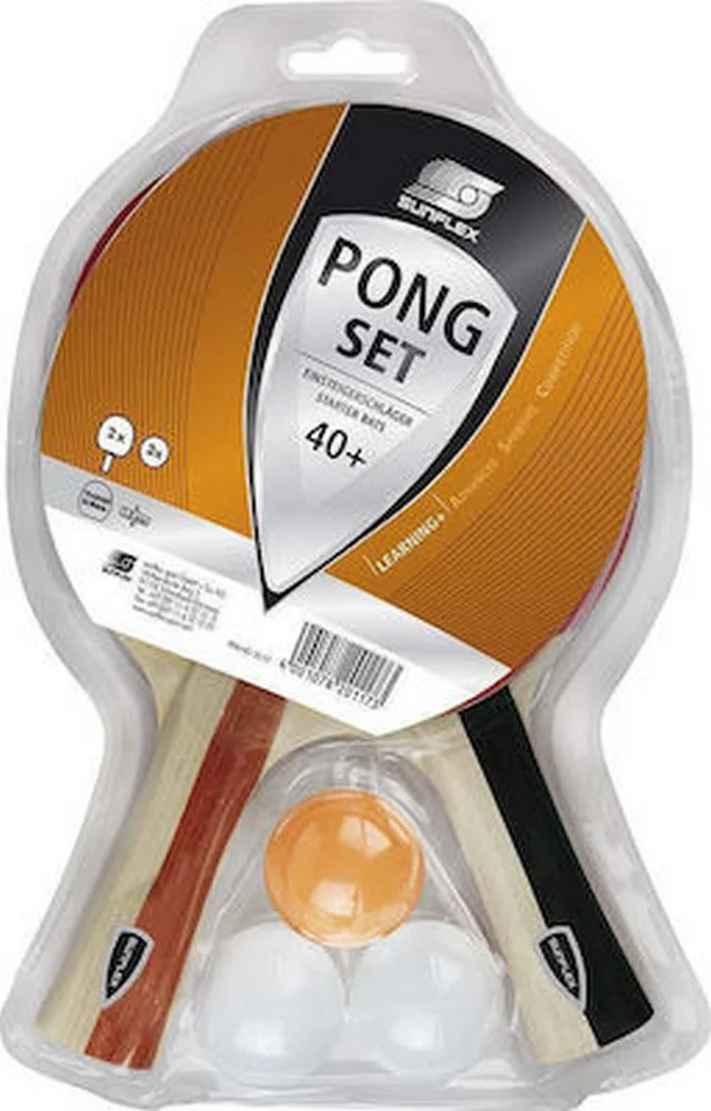 Φωτογραφία προϊόντος: Sunflex Ρακέτα Ping Pong Σετ 2 ρακέτες + 3 μπαλάκια 97230