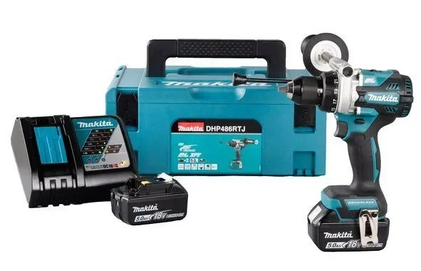 Φωτογραφία προϊόντος: Makita DHP486RTJ - Κρουστικό Δραπανοκατσάβιδο Μπαταρίας 18V 2x5Ah