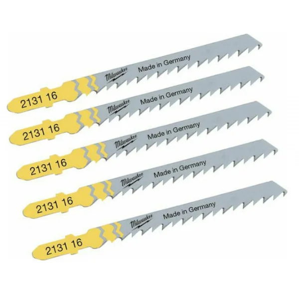 Φωτογραφία προϊόντος: Milwaukee 4932213116 - Λάμες σέγας για ξύλο & πλαστικό Ταχείας κοπής Συσκευασία 5 τμχ