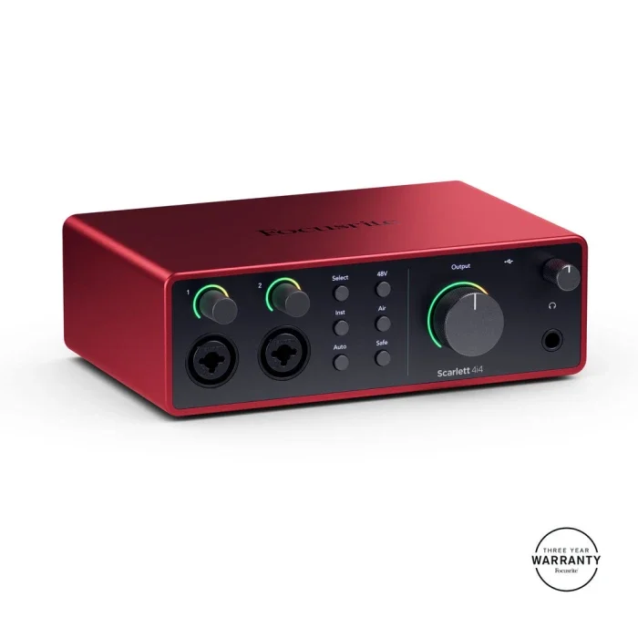 Φωτογραφία προϊόντος: FOCUSRITE SCARLETT 4I4 4TH GEN ΚΑΡΤΑ ΗΧΟΥ USB 4IN/4OUT