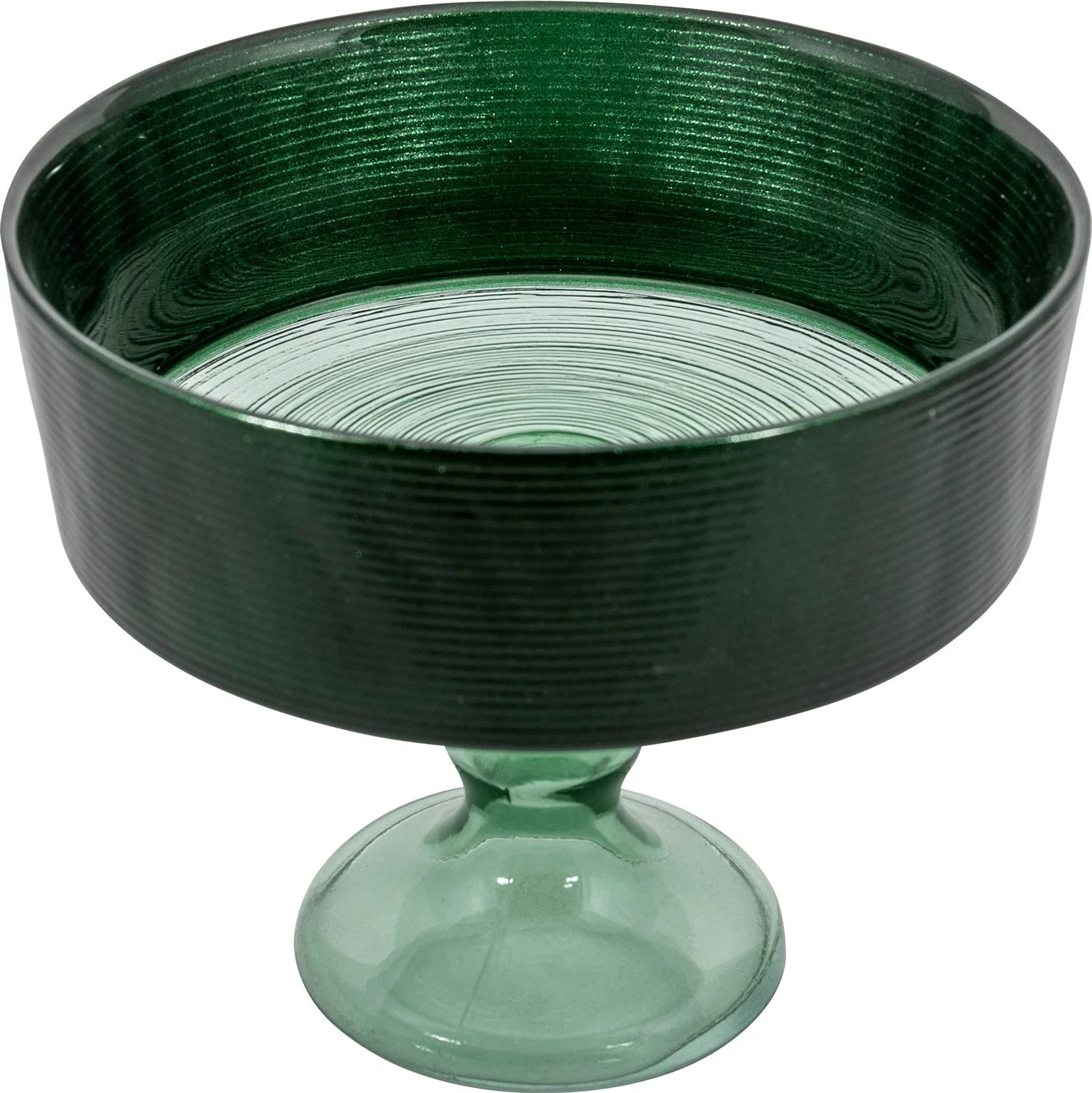Φωτογραφία προϊόντος: HOME FASHION ACCESSORIES HFA Διακοσμητικό Μπωλ Γυάλινο 24x24x19cm Κυπαρισσί