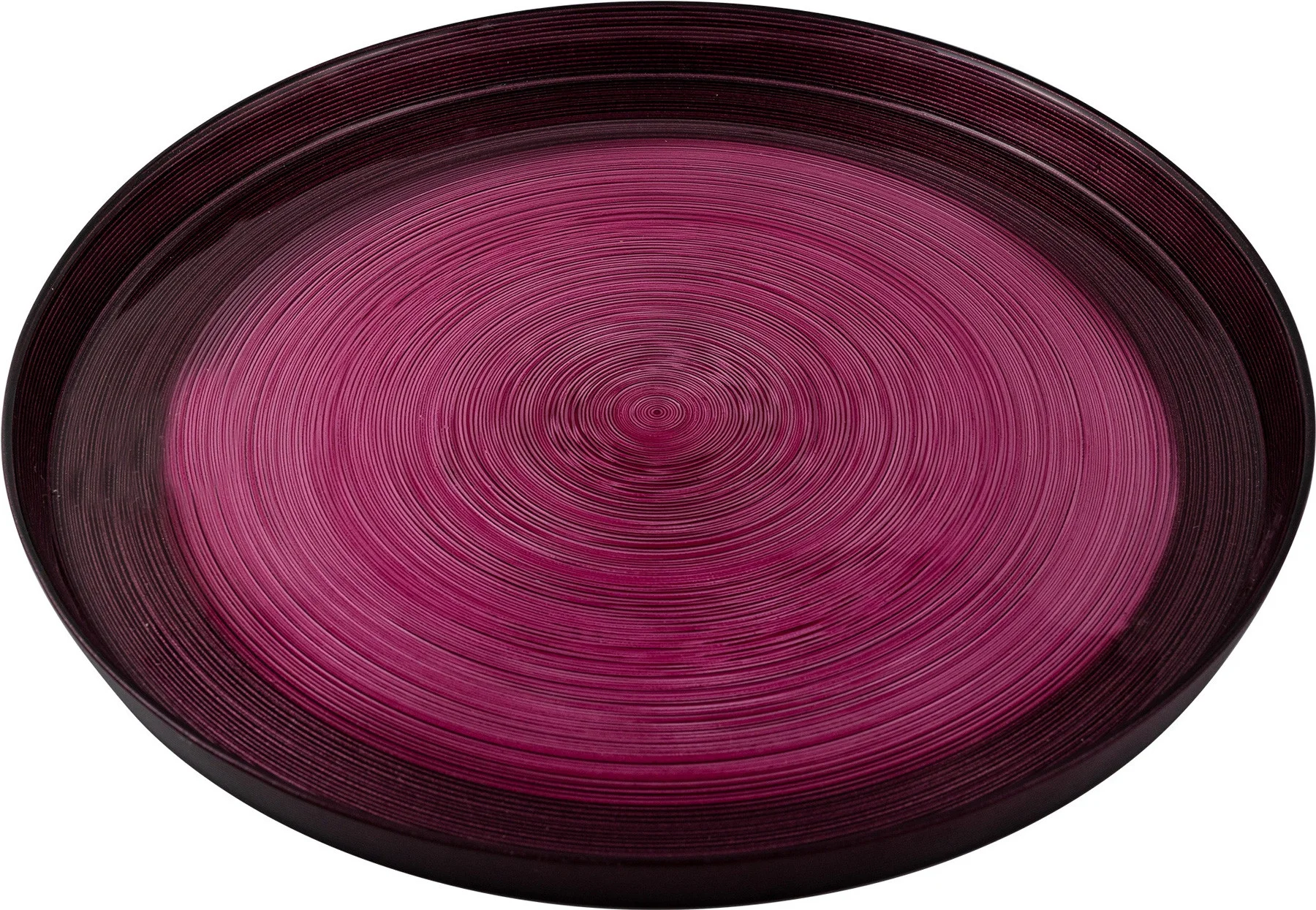 Φωτογραφία προϊόντος: HOME FASHION ACCESSORIES HFA Πιατέλα REFLECTIONS 32cm Μπορντό
