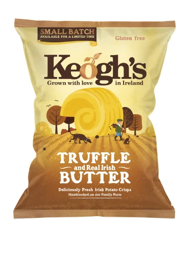 Φωτογραφία προϊόντος: Keogh’s Πατατάκια Truffle + Butter 125gr