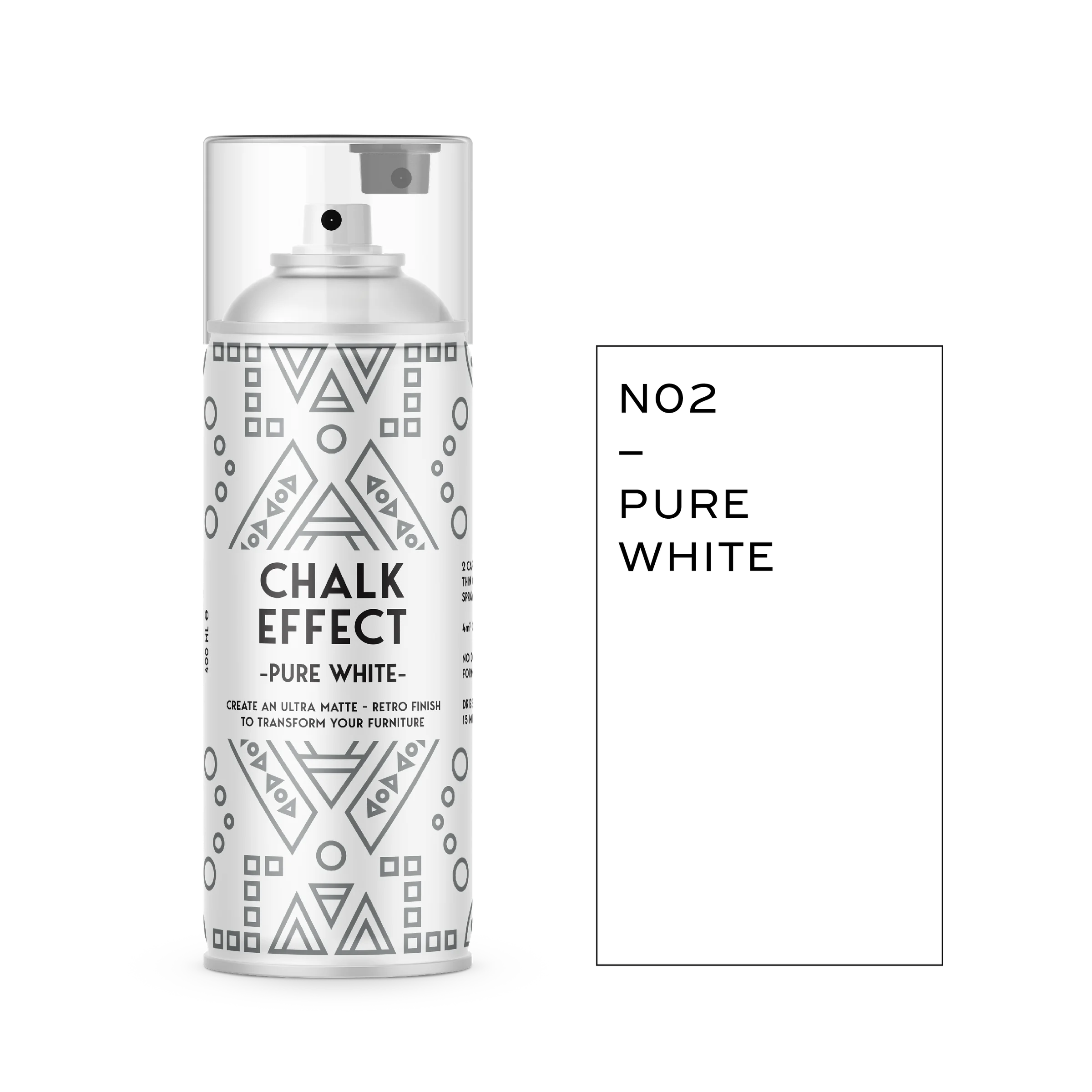 Φωτογραφία προϊόντος: Cosmos Lac Chalk Effect Spray Pure White No2