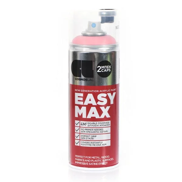 Φωτογραφία προϊόντος: Cosmos Lac Spray Easy Max 872 Pastel Pink 400ml
