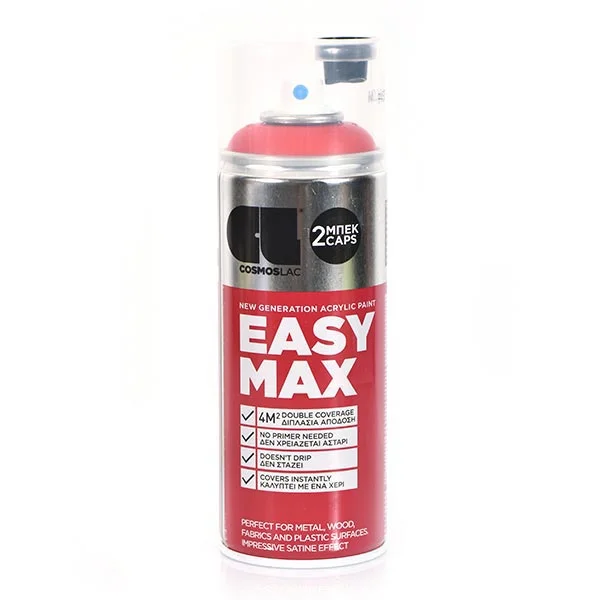 Φωτογραφία προϊόντος: Cosmos Lac Spray Easy Max 812 Red 400ml Ral3020