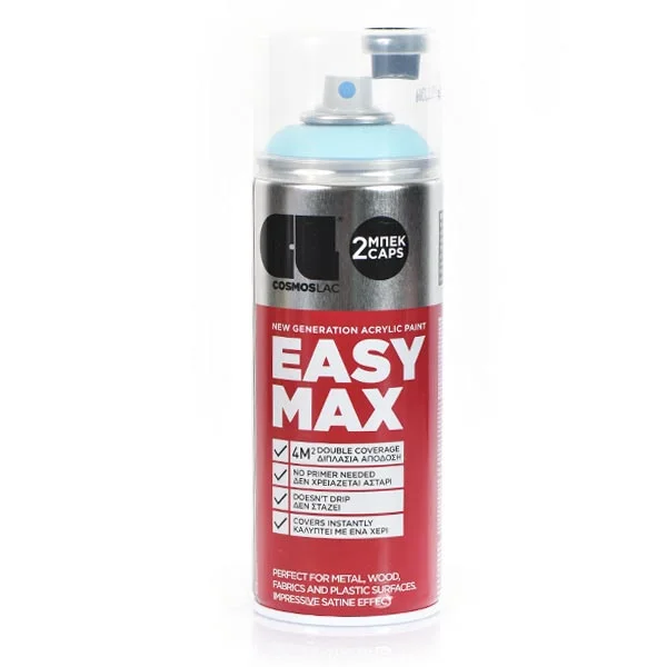 Φωτογραφία προϊόντος: Cosmos Lac Spray Easy Max 875 Pastel Blue 400ml
