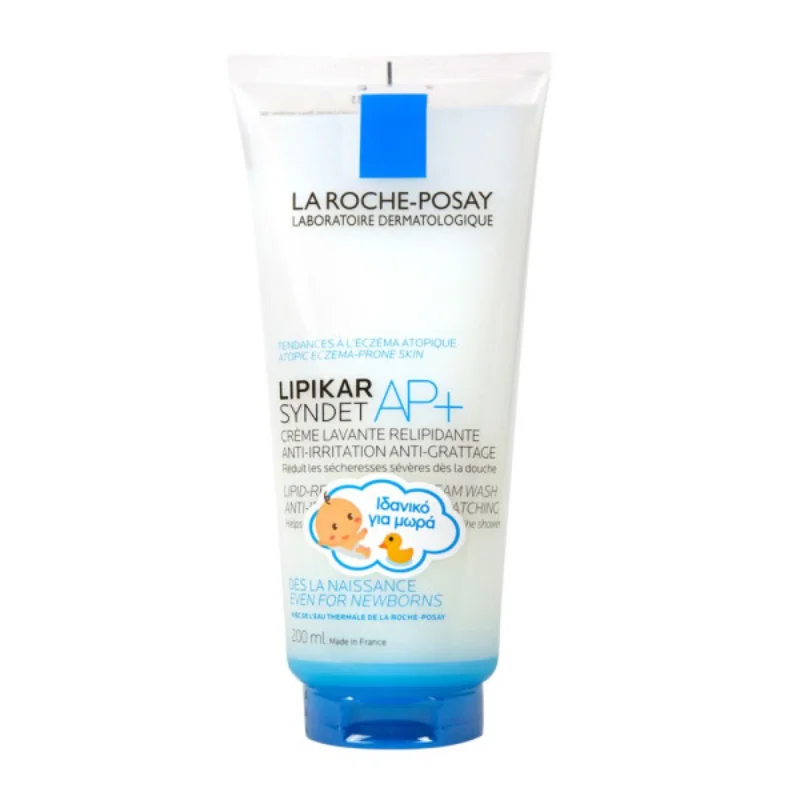 Φωτογραφία προϊόντος: LA ROCHE-POSAY Lipikar Syndet AP+ Κρέμα Καθαρισμού για το Ξηρό Δέρμα με Τάση Ατοπίας (200ml)