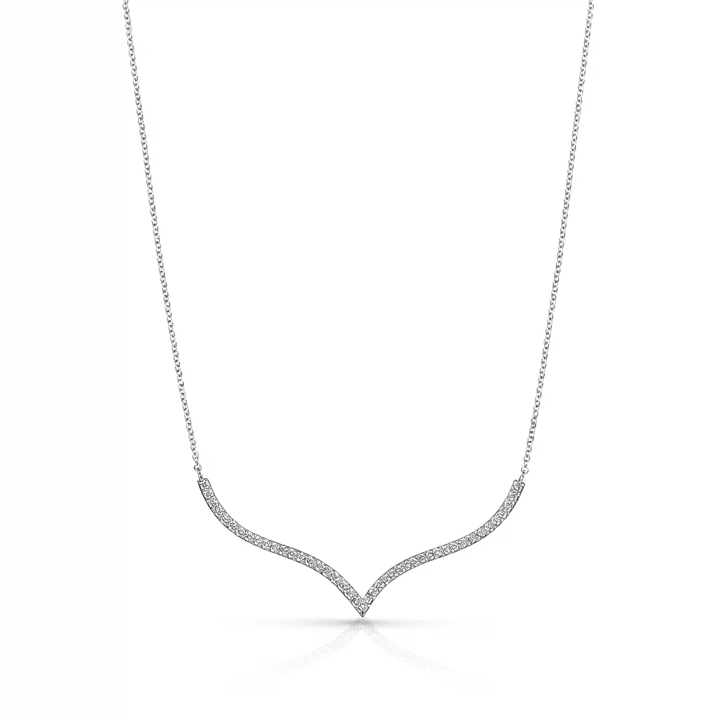 Φωτογραφία προϊόντος: fenixjewelry Λευκόχρυσο Κολιέ 14κ Ζιργκόν 6228 Λ1