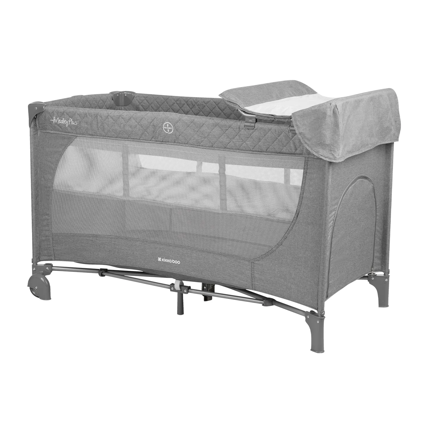 Φωτογραφία προϊόντος: Παρκοκρέβατο Kikka Boo Playpen Medley PLUS 2 Levels (2 θέσεων) Grey