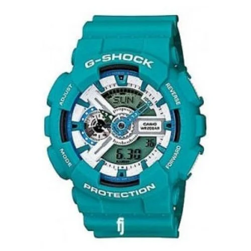 Φωτογραφία προϊόντος: Casio G- Shock Ρολόι Αδιάβροχο 200 Μέτρα Τυρκουάζ Λουράκι GA-110SN-3AER