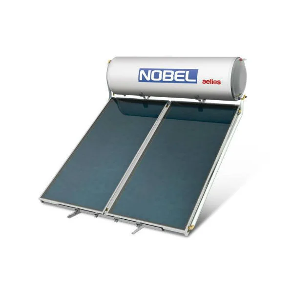 Φωτογραφία προϊόντος: Nobel Aelios CUS 200lt/4m² Glass τριπλής ενέργειας ηλιακός ταράτσας με 2 επιλεκτικoύς συλλέκτες 4m²