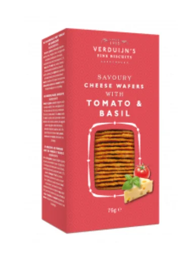 Φωτογραφία προϊόντος: Tomato wafers- Verduijn s Fine Biscuits - 75g