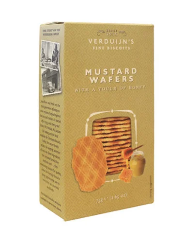 Φωτογραφία προϊόντος: Mustard Wafers- Verduijn s Fine Biscuits - 75g
