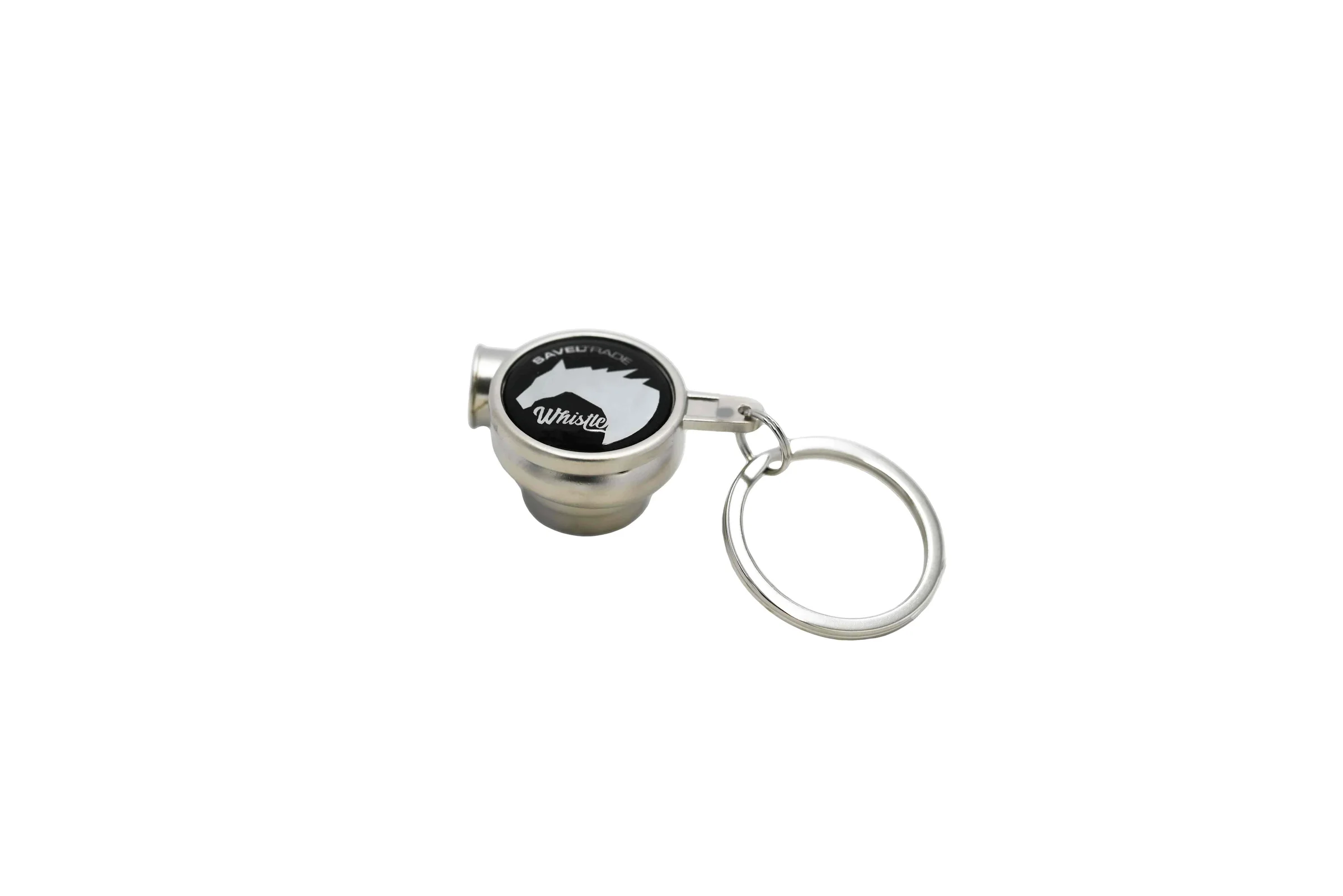 Φωτογραφία προϊόντος: Μπρελόκ Turbo SAVELTRADE WHISTLE - χρωμίου Black Version