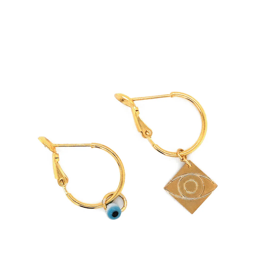 Φωτογραφία προϊόντος: Lifelikes Σκουλαρίκια Eye Hoops Χρυσά