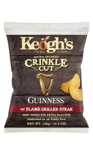 Φωτογραφία προϊόντος: Keogh’s Πατατάκια Crinkle Cut Guinness + Flame Grilled Steak 125gr