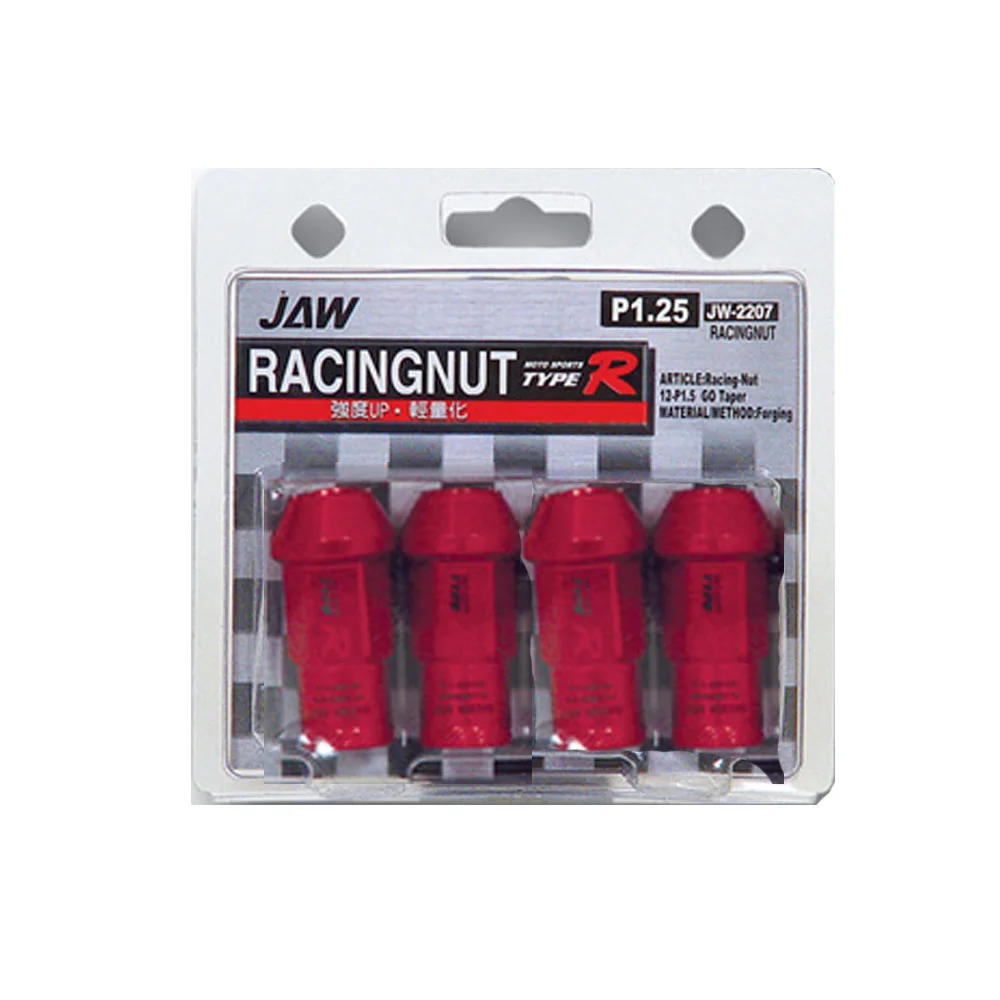 Φωτογραφία προϊόντος: ΠΑΞΙΜΑΔΙΑ JAPAN RACING 12x1.50 50mm JAW TYPE-R ΑΛΟΥΜΙΝΙΟΥ ΚΟΚΚΙΝΑ - 4 ΤΕΜ. - Race Axion - JW-2207R-RX