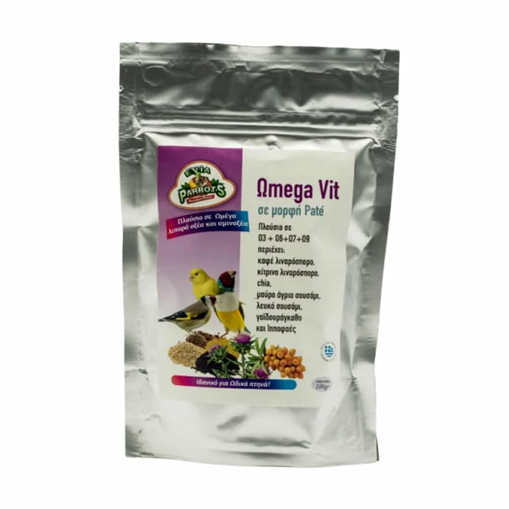 Φωτογραφία προϊόντος: Evia Parrots Ωmega Vit 100g