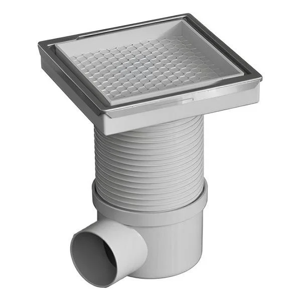 Φωτογραφία προϊόντος: Επιγεμιζόμενο 130x130 mm πλαστικό τηλεσκοπικό σιφώνι