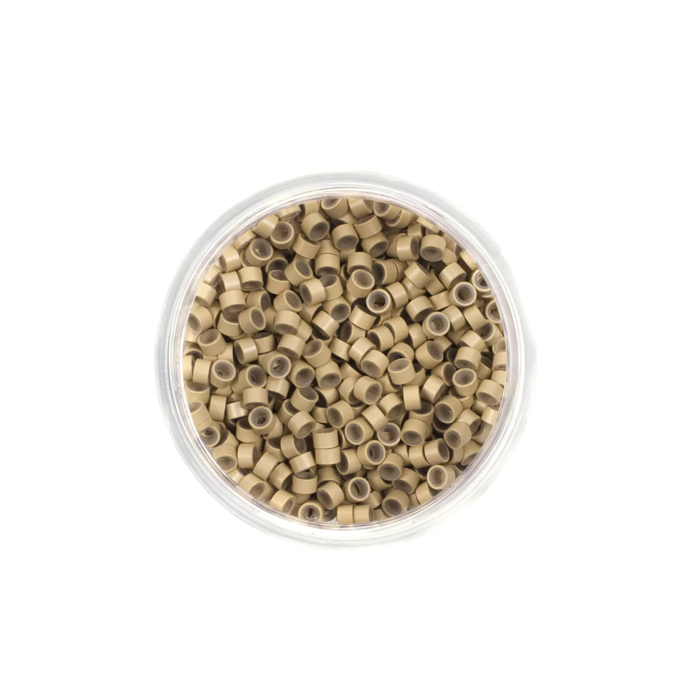 Φωτογραφία προϊόντος: Micro Rings με σιλικόνη 500τμχ | Μπεζ