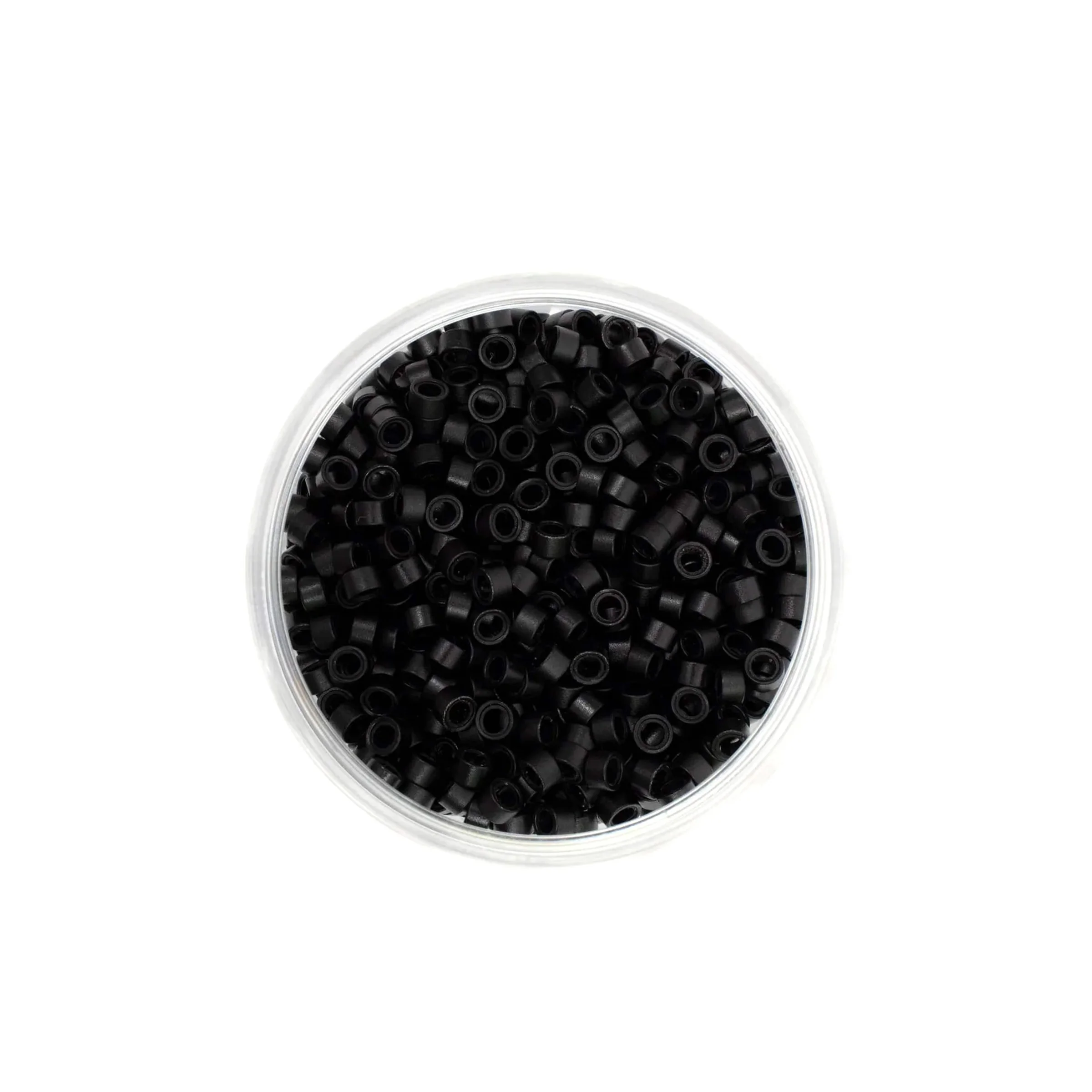 Φωτογραφία προϊόντος: Micro Rings με σιλικόνη 500τμχ | Μαύρο