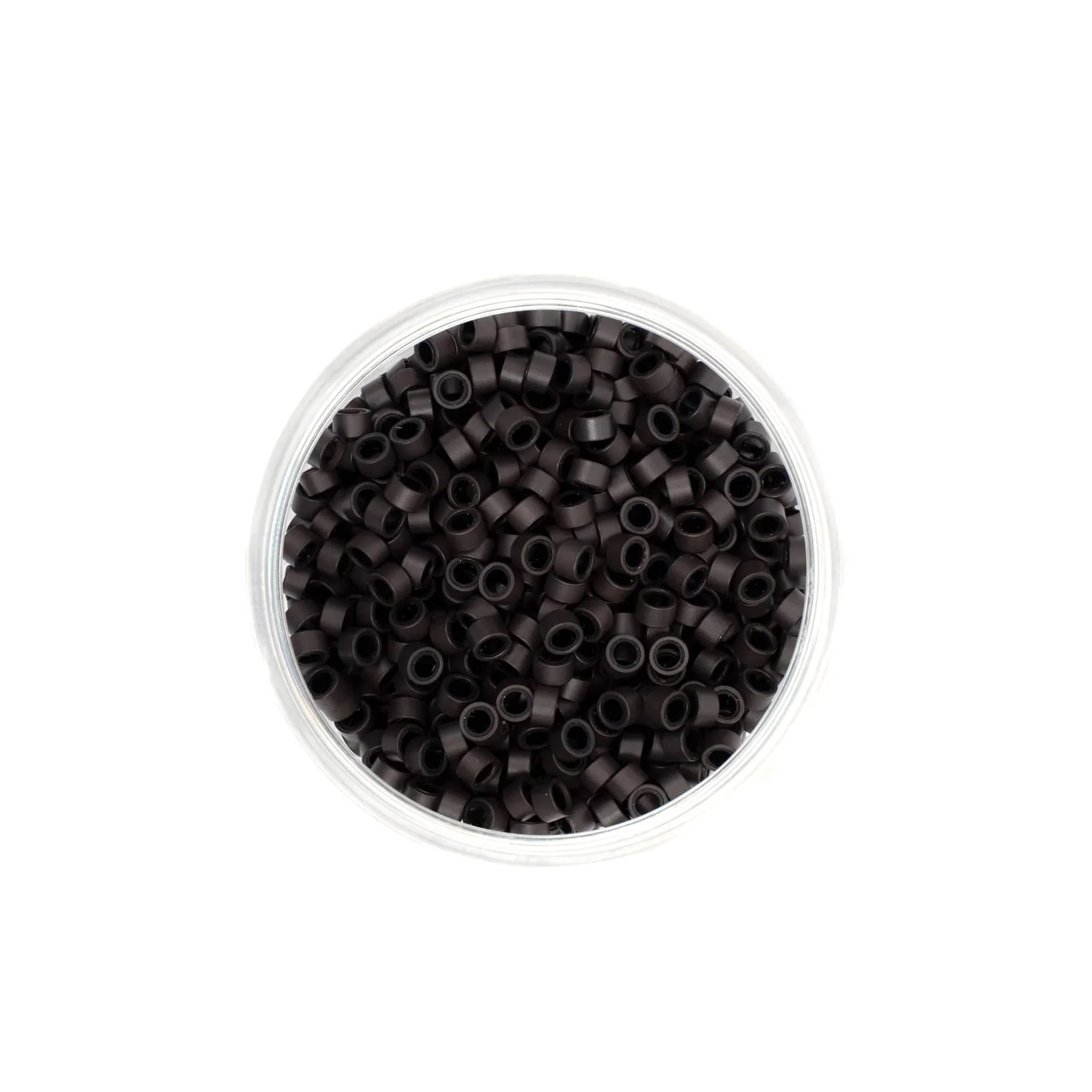 Φωτογραφία προϊόντος: Micro Rings με σιλικόνη 500τμχ | Σκούρο Καστανό