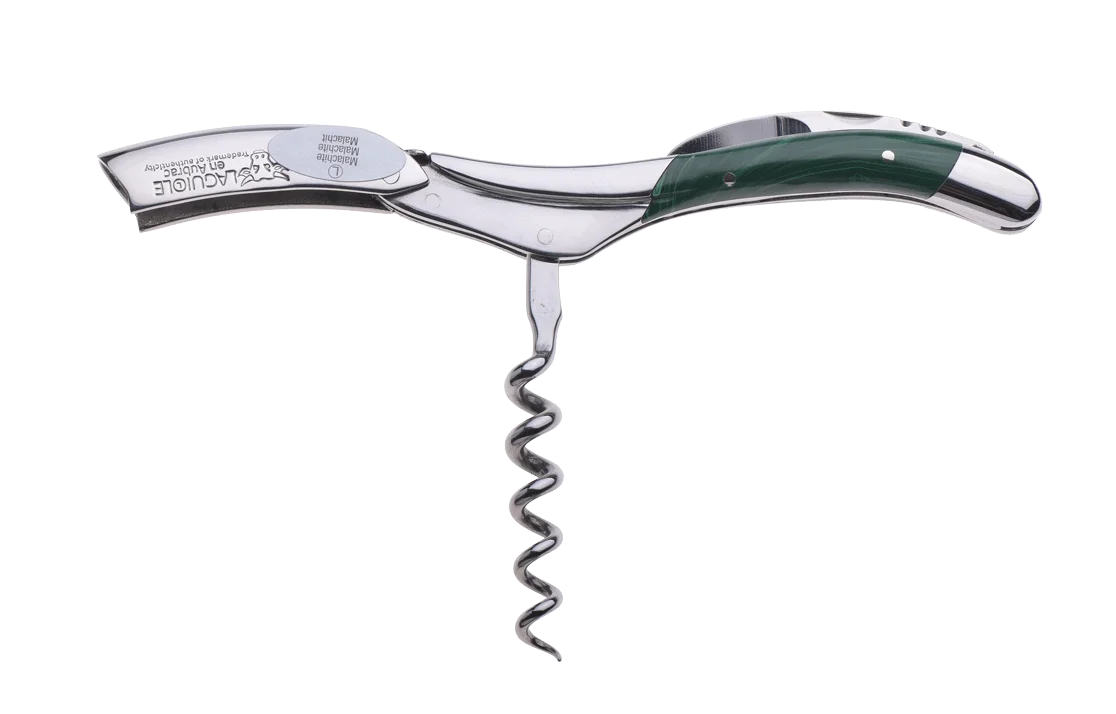Φωτογραφία προϊόντος: Laguiole Sommelier Malachite (Ανοιχτήρι) Stainless Steel / Λαβή από μαλαχίτη