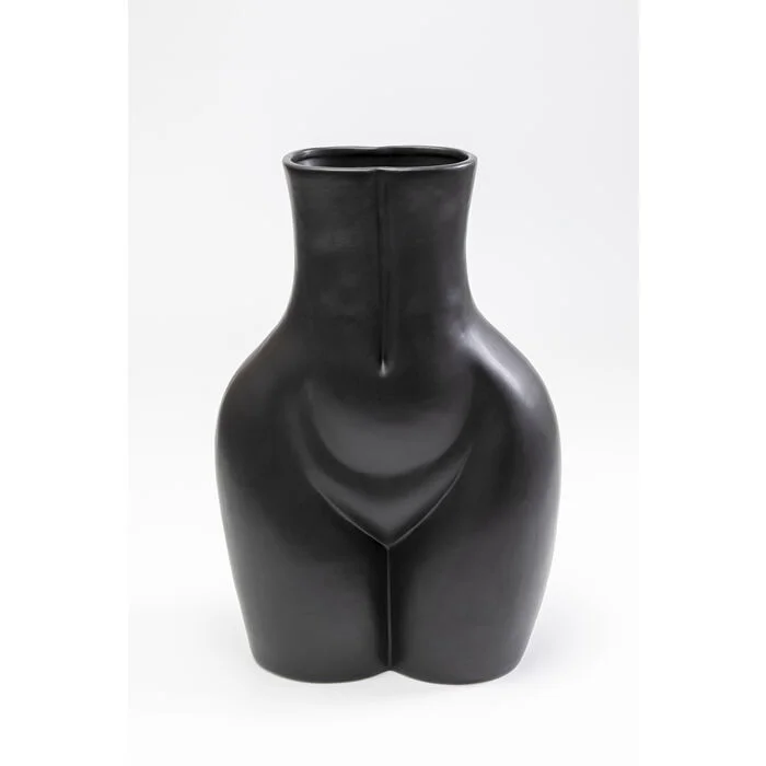 Φωτογραφία προϊόντος: KARE Βάζο Donna Μαύρο 27x16x40 εκ. - Λευκό - 27Μx16Πx40Υ