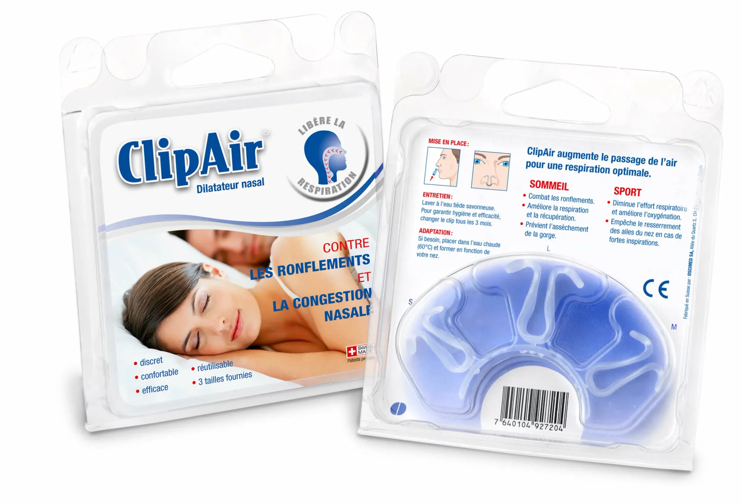 Φωτογραφία προϊόντος: CLIP AIR Διαστολέας Ρινός Oscimed