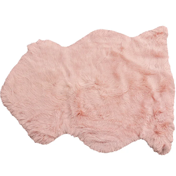 Φωτογραφία προϊόντος: KARE Χαλί-Προβιά Lambskin Heidi Ροζ 85x60x2εκ - Ροζ - 85Μx60Πx1Υ