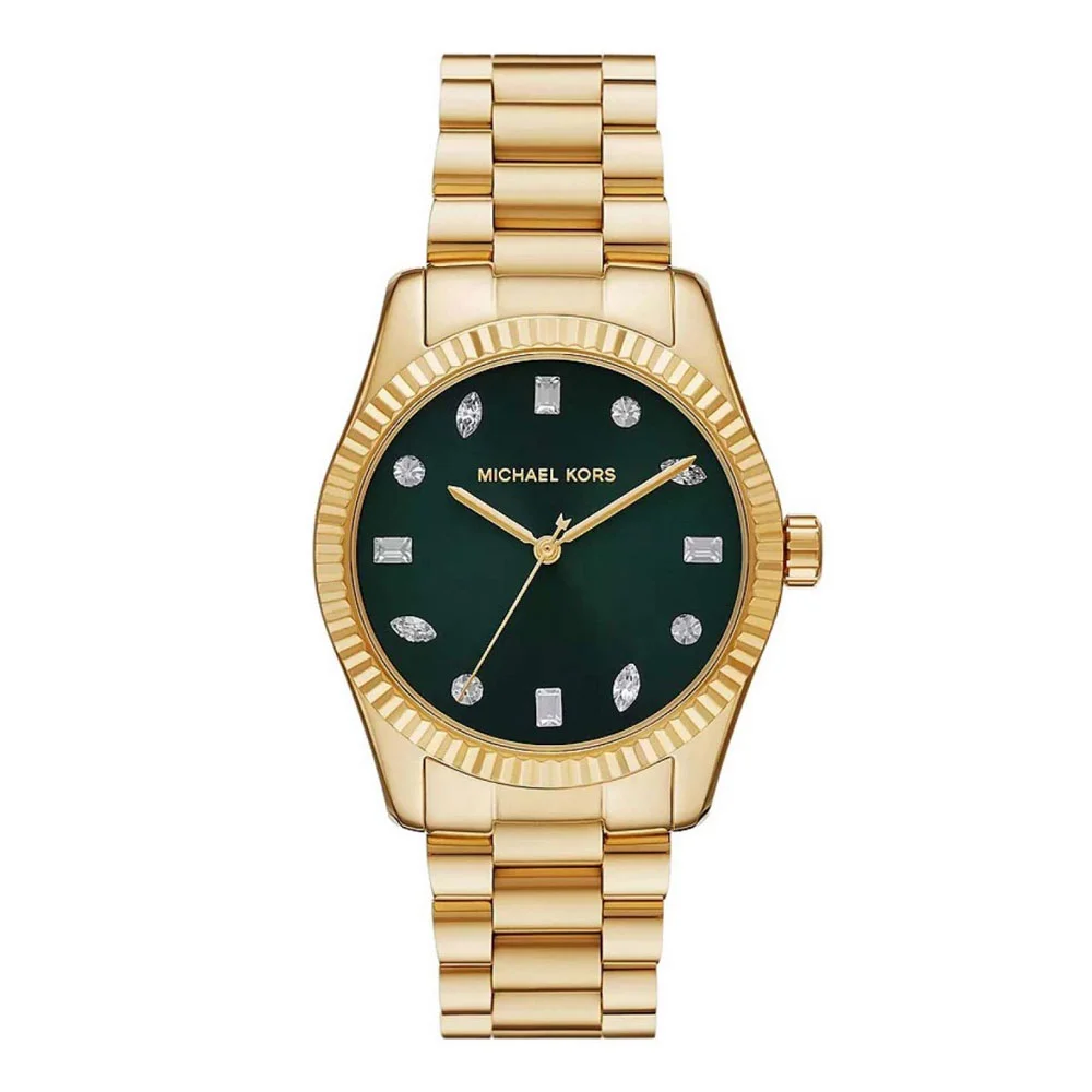 Φωτογραφία προϊόντος: MICHAEL KORS Lexington Crystals Gold Stainless Steel Bracelet MK7449
