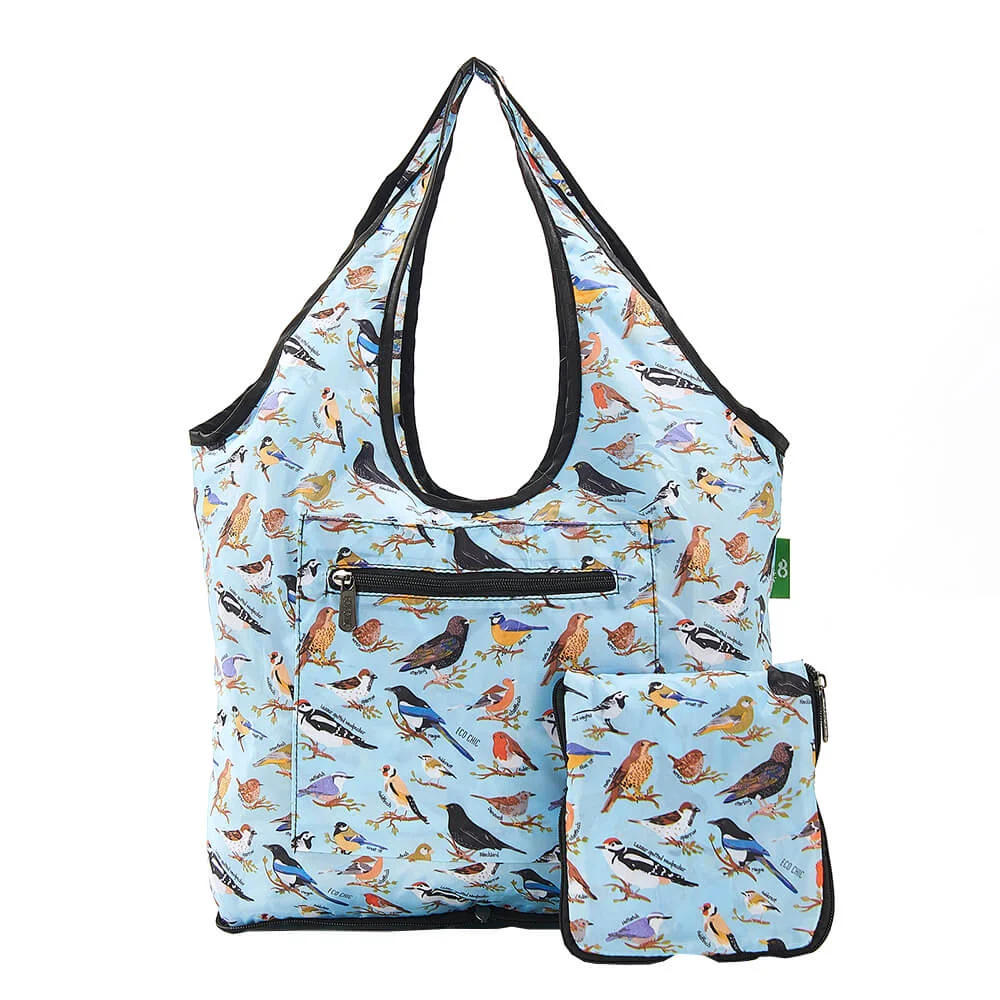 Φωτογραφία προϊόντος: Blue Wild Birds Weekend Bag 15lt Eco Chic - Μικρή τσάντα ταξιδιού