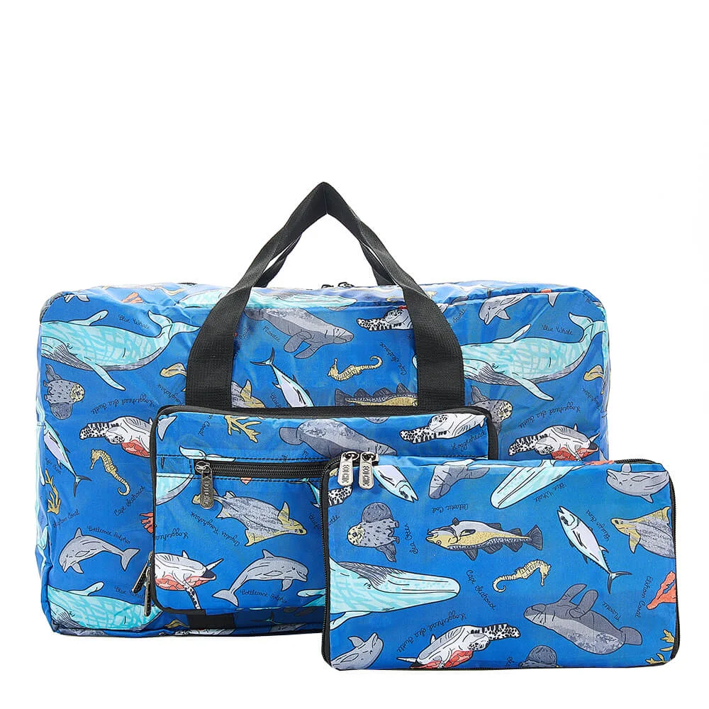 Φωτογραφία προϊόντος: Blue Sea Creatures Holdall 30lt Eco chic - Αναδιπλούμενη τσάντα