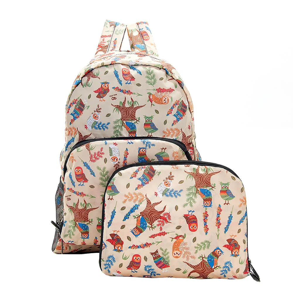 Φωτογραφία προϊόντος: Beige Owl Backpack - Τσάντα βόλτας