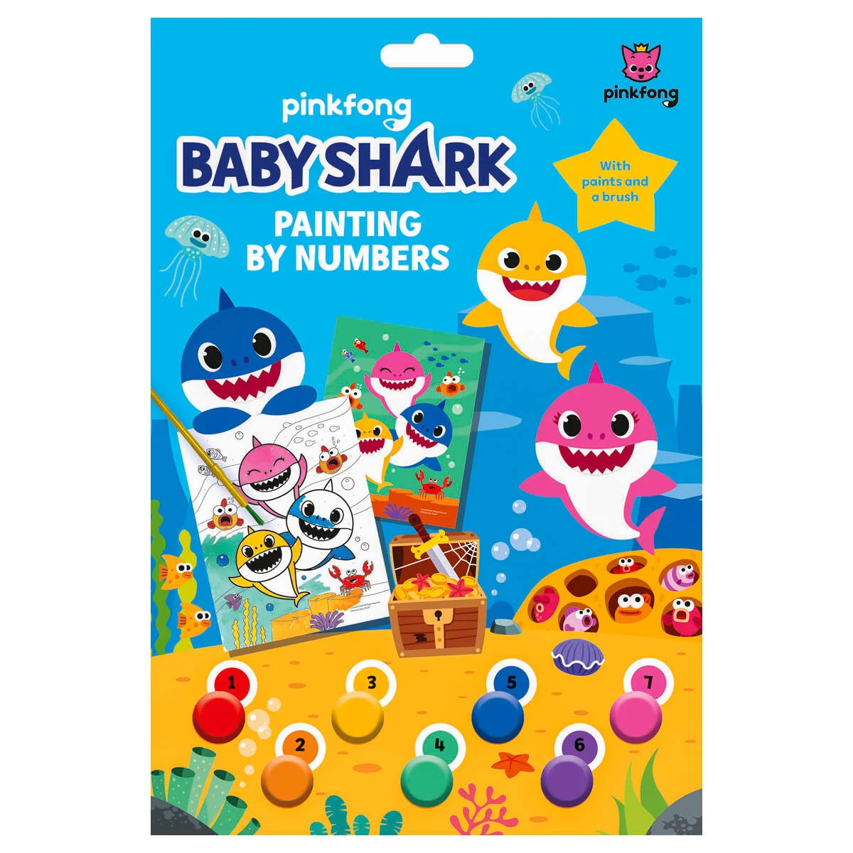 Φωτογραφία προϊόντος: Baby Shark Σετ ζωγραφικής με νούμερα – Totum