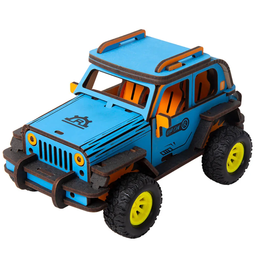 Φωτογραφία προϊόντος: Robotime Ξύλινο 3D Puzzle Off-Road Jeep HL201 (Robotime)