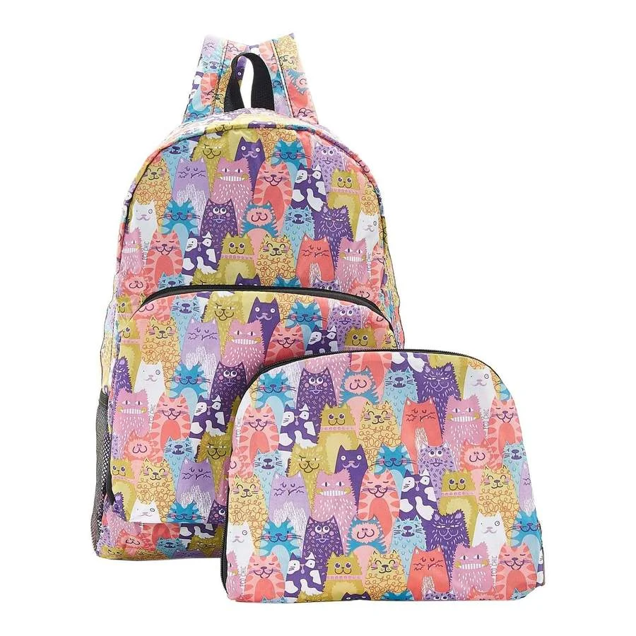 Φωτογραφία προϊόντος: MULTIPLE CATS FOLDABLE BACKPACK ECO CHIC - Τσάντα βόλτας