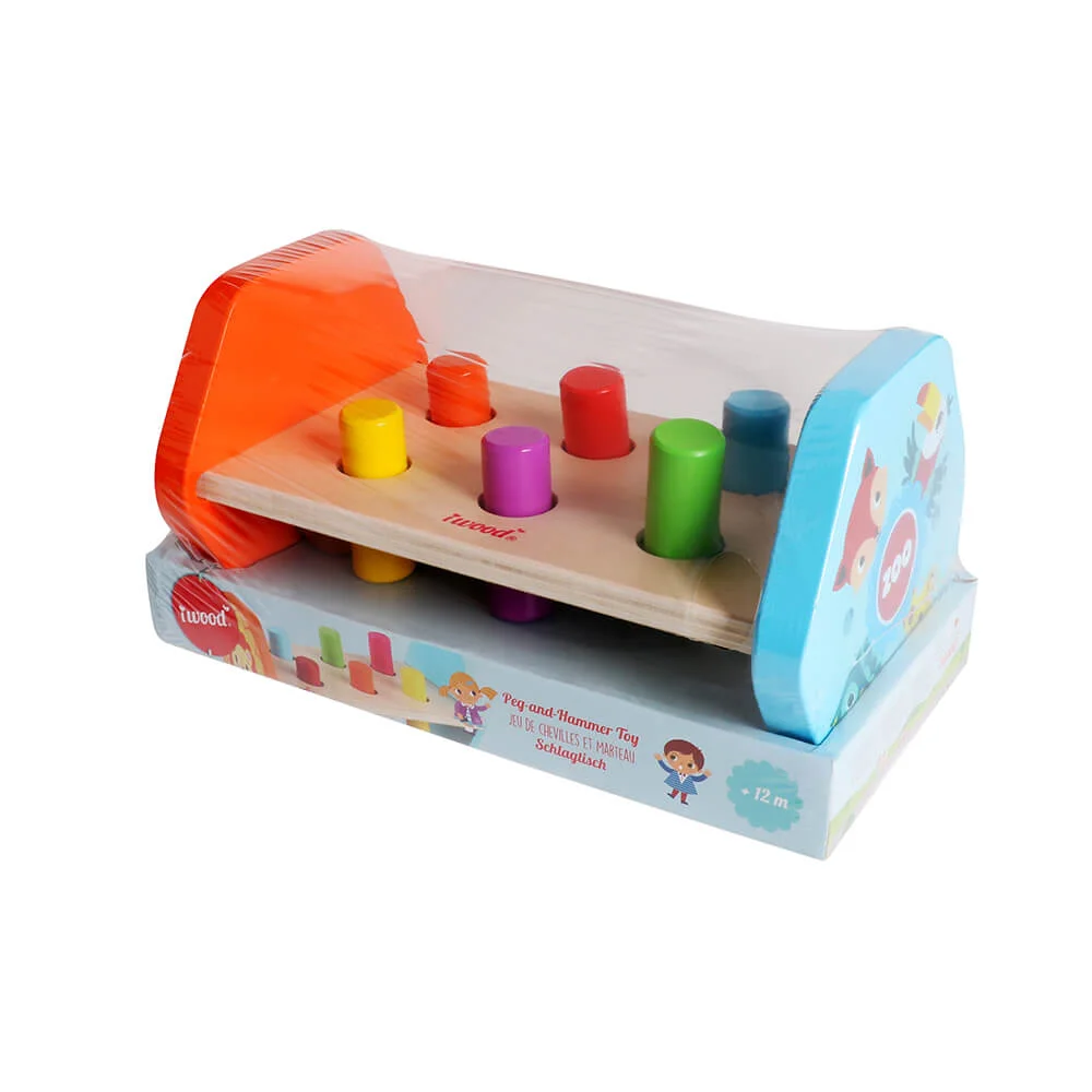 Φωτογραφία προϊόντος: Πάγκος με σφυρί Peg-and-Hammer Toy iwood