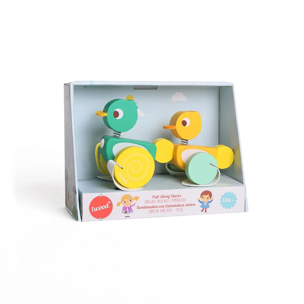 Φωτογραφία προϊόντος: Παπάκι με κορδόνι Pull Along-Ducks iwood