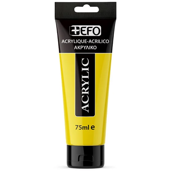 Φωτογραφία προϊόντος: Ακρυλικό Χρώμα EFO + 75ml (402 Primary Yellow)
